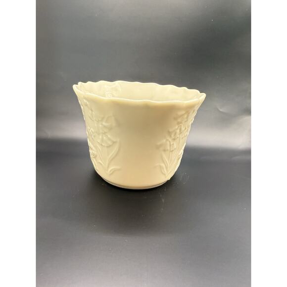 Lenox Porcelain Lily of the Valley Flower Pot Masterpiece Collection Vintage - Picture 4 of 9
